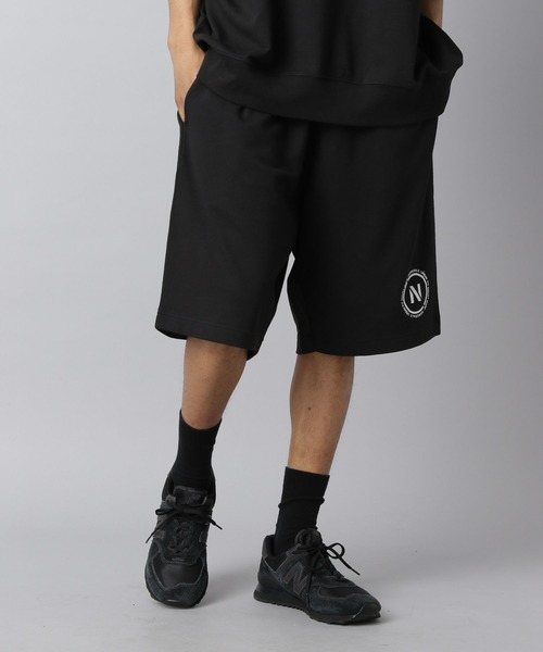 NUMERALS（ヌメラルズ）の「【NUMERALS】ライトスウェットショーツ（スウェットパンツ・メンズ・グレー/ブラック/カーキ・MEDIUM/LARGE）」の2枚目の写真