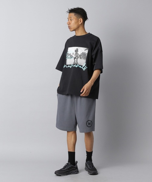 NUMERALS（ヌメラルズ）の「【NUMERALS】ライトスウェットショーツ（スウェットパンツ・メンズ・グレー/ブラック/カーキ・MEDIUM/LARGE）」の22枚目の写真