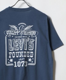 2026SS Levi's/リーバイス RELAXED FIT オーバーサイズ ワンポイントロゴ バックプリント 半袖Tシャツ レディース メンズ
