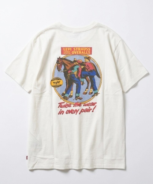 Levi's(リーバイス)の「2026SS Levi's/リーバイス RELAXED FIT オーバーサイズ ワンポイントロゴ バックプリント 半袖Tシャツ レディース メンズ(Tシャツ/カットソー・メンズ・ホワイト/ブルー/チャコール/ホワイト系その他/ホワイト系その他2・M/L/XL)」の8枚目の写真