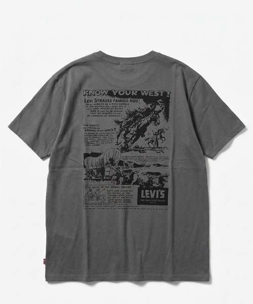 Levi's(リーバイス)の「2026SS Levi's/リーバイス RELAXED FIT オーバーサイズ ワンポイントロゴ バックプリント 半袖Tシャツ レディース メンズ(Tシャツ/カットソー・メンズ・ホワイト/ブルー/チャコール/ホワイト系その他/ホワイト系その他2・M/L/XL)」の10枚目の写真