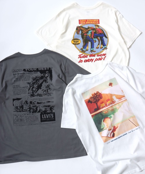 Levi's(リーバイス)の「2026SS Levi's/リーバイス RELAXED FIT オーバーサイズ ワンポイントロゴ バックプリント 半袖Tシャツ レディース メンズ(Tシャツ/カットソー・メンズ・ホワイト/ブルー/チャコール/ホワイト系その他/ホワイト系その他2・M/L/XL)」の20枚目の写真