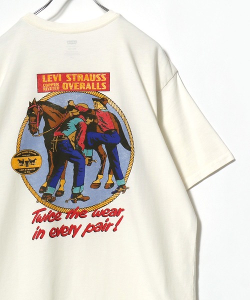 Levi's(リーバイス)の「2026SS Levi's/リーバイス RELAXED FIT オーバーサイズ ワンポイントロゴ バックプリント 半袖Tシャツ レディース メンズ(Tシャツ/カットソー・メンズ・ホワイト/ブルー/チャコール/ホワイト系その他/ホワイト系その他2・M/L/XL)」の21枚目の写真