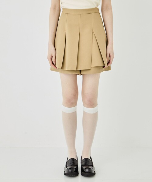アシメラップアークショートパンツ　PUBLIC TOKYO アシメラップアークショートパンツ PUBLIC TOKYO