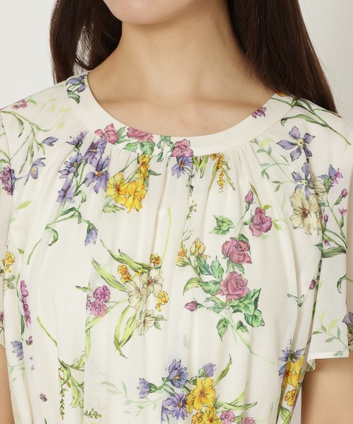 セール】ボタニカルプリントワンピース（ワンピース）｜Rose