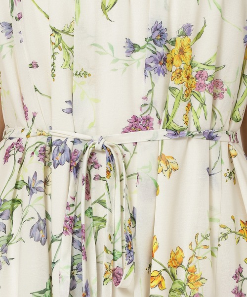 セール】ボタニカルプリントワンピース（ワンピース）｜Rose