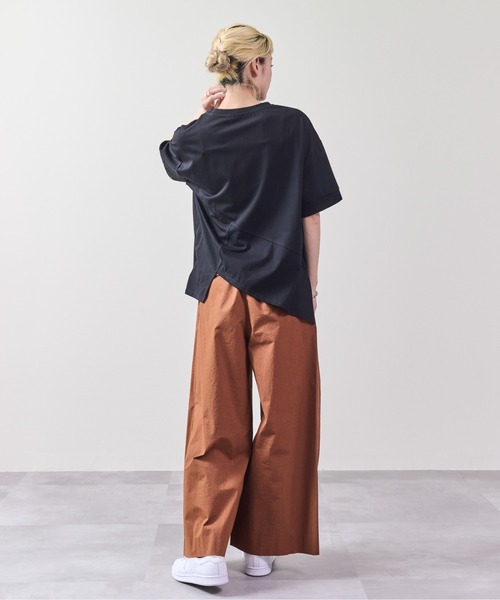 DOLLUPOOPS(ドールアップウップス)の「イレヘムファスナーTシャツ(Tシャツ/カットソー・レディース・グレー/オフホワイト/ブラック/カーキ・38)」の13枚目の写真