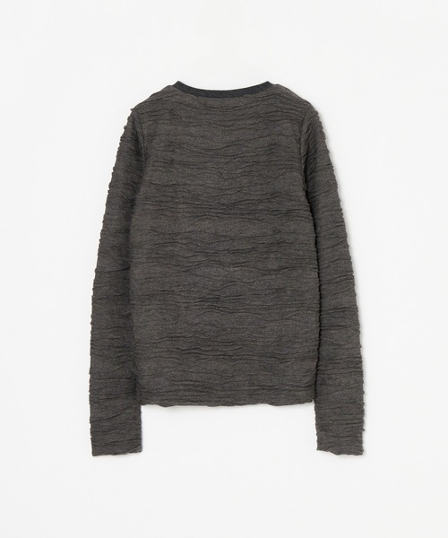 BEEDEN（ビーデン）の「NUMBERING CONNECTION TOPS（Tシャツ/カットソー・レディース・グレー/ブラック・FREE）」の18枚目の写真