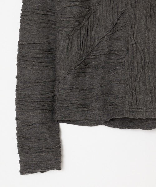 BEEDEN（ビーデン）の「NUMBERING CONNECTION TOPS（Tシャツ/カットソー・レディース・グレー/ブラック・FREE）」の21枚目の写真