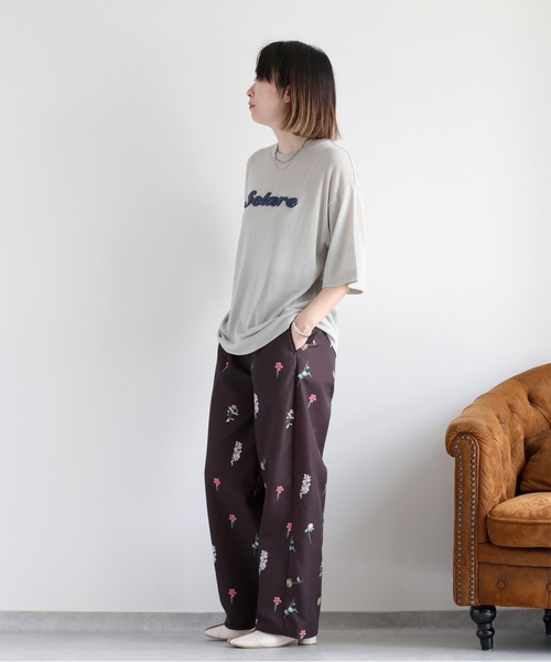 cepo(セポ)の「サガラ刺繍シアーニットプルオーバー(ニット/セーター・レディース・グリーン/キャメル/グレー/オフホワイト/ブラック・M)」の17枚目の写真
