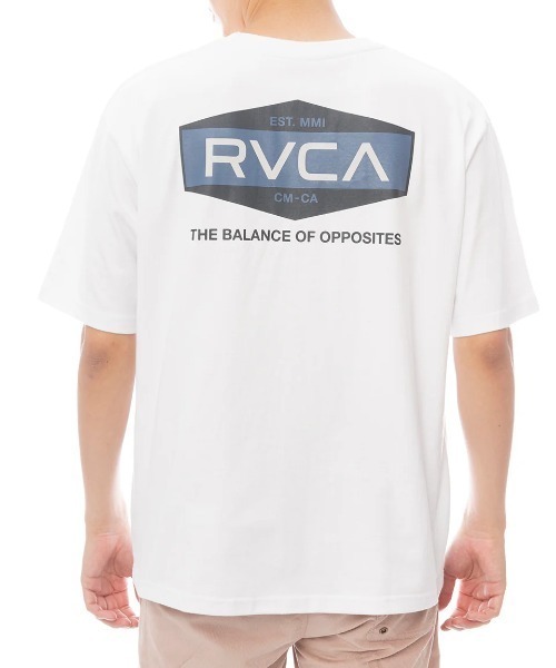 RVCA(ルーカ)の「【RVCA/ルーカ】25SS ILL HEX LOGO SS/半袖バックプリントロゴ半袖Tシャツ(Tシャツ/カットソー・メンズ・ホワイト/ブラック・MEDIUM/LARGE)」の2枚目の写真
