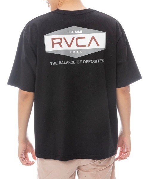 RVCA(ルーカ)の「【RVCA/ルーカ】25SS ILL HEX LOGO SS/半袖バックプリントロゴ半袖Tシャツ(Tシャツ/カットソー・メンズ・ホワイト/ブラック・MEDIUM/LARGE)」の1枚目の写真