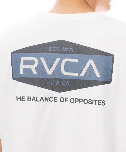 RVCA(ルーカ)の「【RVCA/ルーカ】25SS ILL HEX LOGO SS/半袖バックプリントロゴ半袖Tシャツ(Tシャツ/カットソー・メンズ・ホワイト/ブラック・MEDIUM/LARGE)」の5枚目の写真