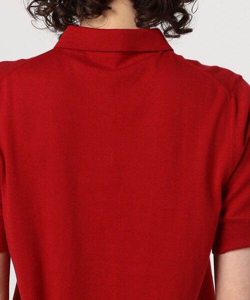 TOMORROWLAND (トゥモローランド)の「SUPER A MARKET SHORT SLEEVE POLO(ニット/セーター・レディース・レッド/ブラック/ホワイト・S)」の5枚目の写真