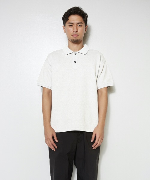 ポロシャツ ポロ 「UN-USELESS」アンユースレス/ USL LINEN POLO KNITEE レディース メンズ UN-USELESS】アンユースレス/ USL LINEN POLO KNITEE