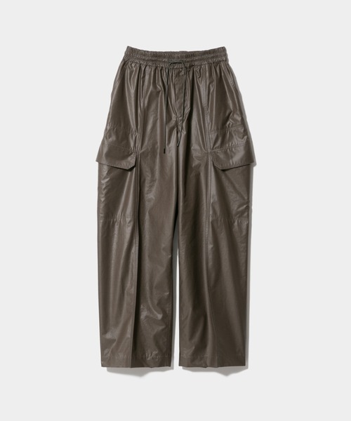 beautiful people（ビューティフルピープル）の「highcount chintz    cloth bow silhoue PT（カーゴパンツ・レディース・オリーブ/ネイビー・36/38）」の6枚目の写真