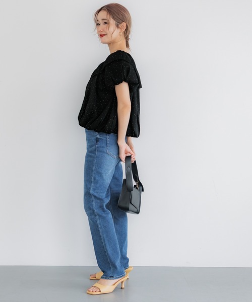 coca（coca）（コカ）の「【WEB限定セール】シアーブラウス（シャツ/ブラウス・レディース・ブラック/ドット・M/L）」の11枚目の写真