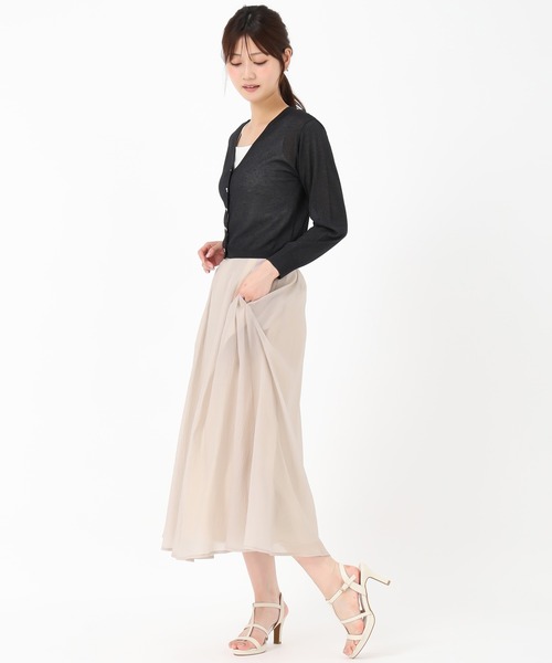 MISCH MASCH(ミッシュマッシュ)の「シアーカラースカート(スカート・レディース・ブルー/ベージュ/オレンジ・S/M)」の13枚目の写真