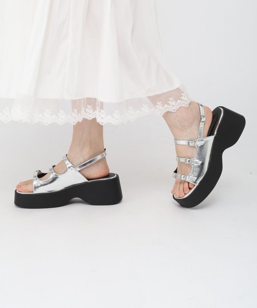 3.3 Field Trip (3.3フィールドトリップ)の「3.3 Field Trip/ベルトアツゾコサンダル(サンダル・レディース・その他1/ブラック・MEDIUM/LARGE)」の4枚目の写真