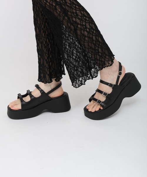 3.3 Field Trip (3.3フィールドトリップ)の「3.3 Field Trip/ベルトアツゾコサンダル(サンダル・レディース・その他1/ブラック・MEDIUM/LARGE)」の7枚目の写真