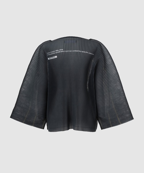 YOHEI OHNO（ヨウヘイオオノ）の「Pleated Spacer Top（その他トップス・レディース・ブラック/ホワイト・36）」の3枚目の写真