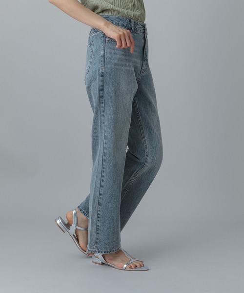 GLOBAL WORK（グローバルワーク）の「MATINEE LINE/デニムフレアパンツ/498304（デニムパンツ・レディース・ブルー/ライトブルー・SMALL/MEDIUM/LARGE）」の22枚目の写真