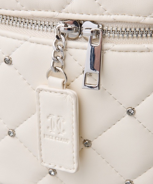 one after another NICE CLAUP（ワンアフターアナザーナイスクラップ）の「【WEB限定】キルティングバニティーショルダーバッグ（ショルダーバッグ・レディース・ピンク/ブラック/アイボリー/ホワイト系その他/ブラック系その他・FREE）」の15枚目の写真