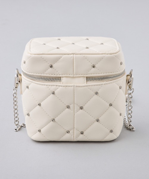 one after another NICE CLAUP（ワンアフターアナザーナイスクラップ）の「【WEB限定】キルティングバニティーショルダーバッグ（ショルダーバッグ・レディース・ピンク/ブラック/アイボリー/ホワイト系その他/ブラック系その他・FREE）」の18枚目の写真