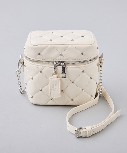 one after another NICE CLAUP（ワンアフターアナザーナイスクラップ）の「【WEB限定】キルティングバニティーショルダーバッグ（ショルダーバッグ・レディース・ピンク/ブラック/アイボリー/ホワイト系その他/ブラック系その他・FREE）」の21枚目の写真