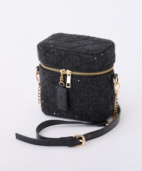 one after another NICE CLAUP（ワンアフターアナザーナイスクラップ）の「【WEB限定】キルティングバニティーショルダーバッグ（ショルダーバッグ・レディース・ピンク/ブラック/アイボリー/ホワイト系その他/ブラック系その他・FREE）」の19枚目の写真