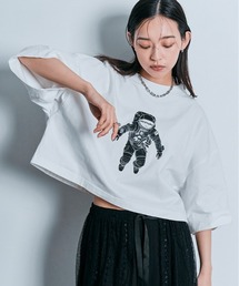 W:Huku | コスモ プリント ショート Tシャツ(Tシャツ/カットソー)