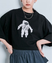 W:Huku | コスモ プリント ショート Tシャツ(Tシャツ/カットソー)
