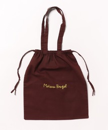 【Maison Bengal】巾着バッグ　コットン　トートバッグ