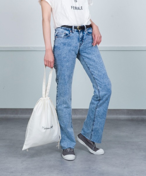 MAISON BENGAL（マイソンベンガル）の「【Maison Bengal】巾着バッグ　コットン　トートバッグ（トートバッグ・レディース・レッド/ブラウン/オレンジ/ナチュラル/ブラック・FREE）」の17枚目の写真