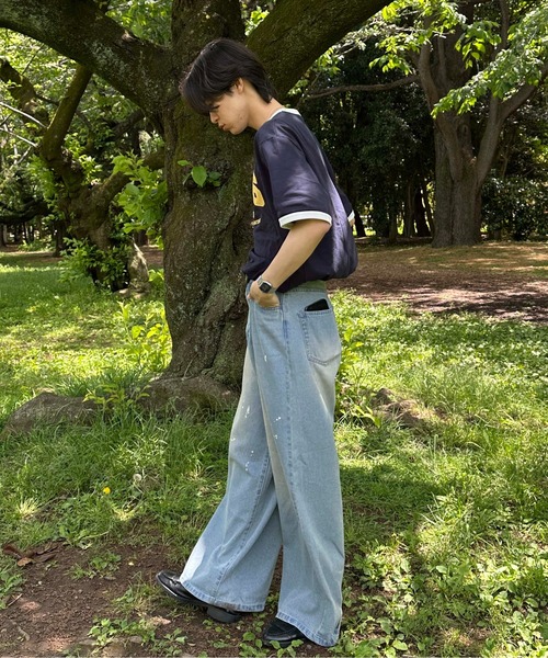 sedacle(セダクル)の「ナンバリングリンガーTシャツ(Tシャツ/カットソー・レディース・アイボリー/ネイビー/イエロー・SMALL/MEDIUM/LARGE)」の21枚目の写真