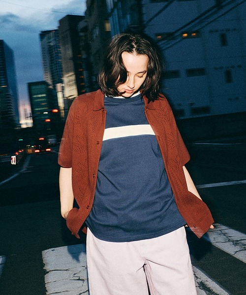 HUF(ハフ)の「PLANTLIFE PERFORATED KNIT(ポロシャツ・メンズ・ナチュラル/ブラウン・XL/L/M/S/XXL)」の17枚目の写真