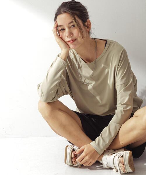 URBAN RESEARCH Sonny Label(アーバンリサーチサニーレーベル)の「SLAB Dolman Rashguard(その他トップス・レディース・チャコールグレー/カーキ/ベージュ系その他・FREE)」の14枚目の写真