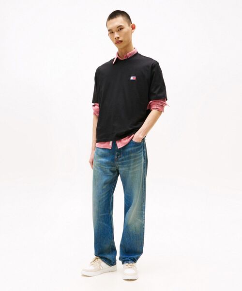 tommy jeans(トミー ジーンズ)の「90s ポップカラークラシックTシャツ(Tシャツ/カットソー・メンズ・ブルー/ブラック・LARGE/MEDIUM/X-SMALL/SMALL/X-LARGE)」の3枚目の写真