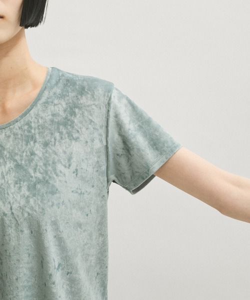 クラッシュベロアTシャツ（Tシャツ/カットソー）｜ADAM ET ROPE