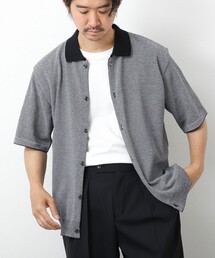 NOLLEY’S | 【SIX FUNCTIONS】ウォッシャブル コースボーダーニットシャツ 25SS(シャツ/ブラウス)