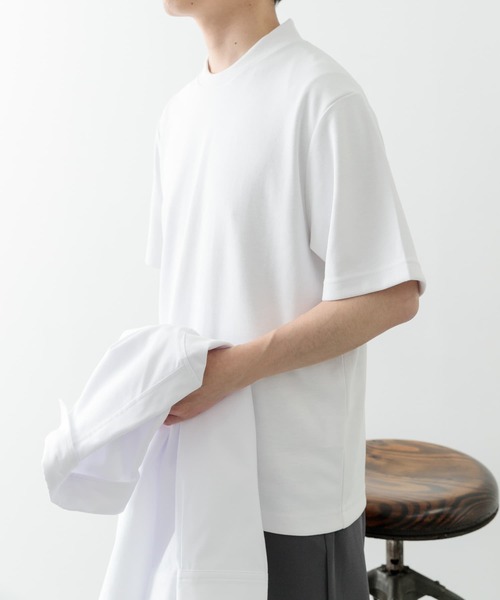 ITEMS URBANRESEARCH(アイテムズ アーバンリサーチ)の「T-Shirt For Jacket(Tシャツ/カットソー・メンズ・ホワイト・SMALL/MEDIUM/LARGE)」の2枚目の写真