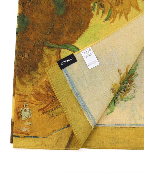 COOCO(クーコ)の「Painting Handkerchief(ハンドバッグ・レディース・イエロー/ミント/マスタード/ライトグレー/ダークグリーン・FREE)」の12枚目の写真