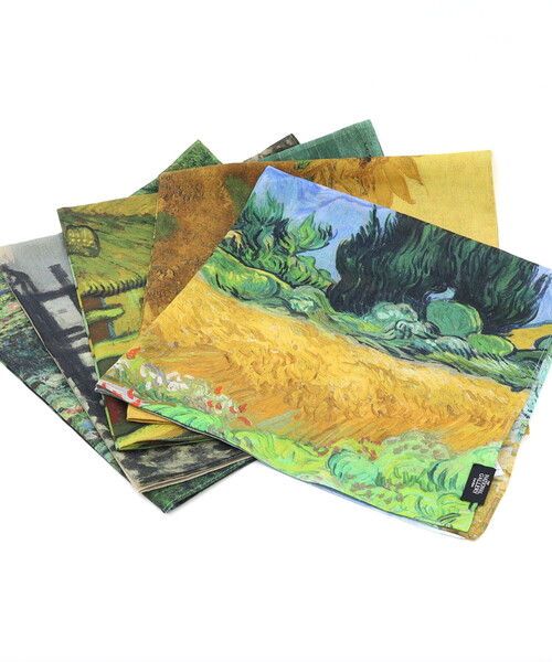 COOCO(クーコ)の「Painting Handkerchief(ハンドバッグ・レディース・イエロー/ミント/マスタード/ライトグレー/ダークグリーン・FREE)」の21枚目の写真