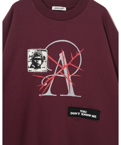 UNDERCOVER（アンダーカバー）の「UP2E4805-1（スウェット・メンズ・ボルドー/チャコール・2/3/4/5）」の5枚目の写真