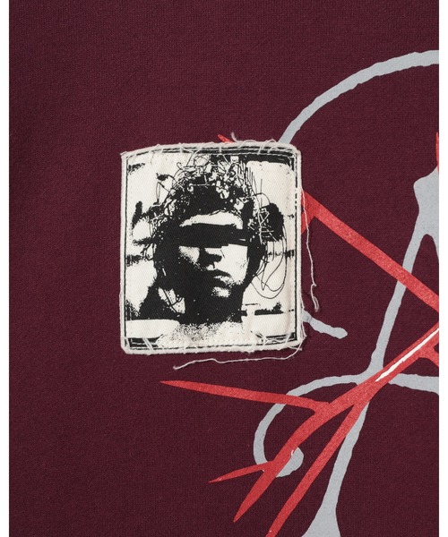 UNDERCOVER（アンダーカバー）の「UP2E4805-1（スウェット・メンズ・ボルドー/チャコール・2/3/4/5）」の6枚目の写真