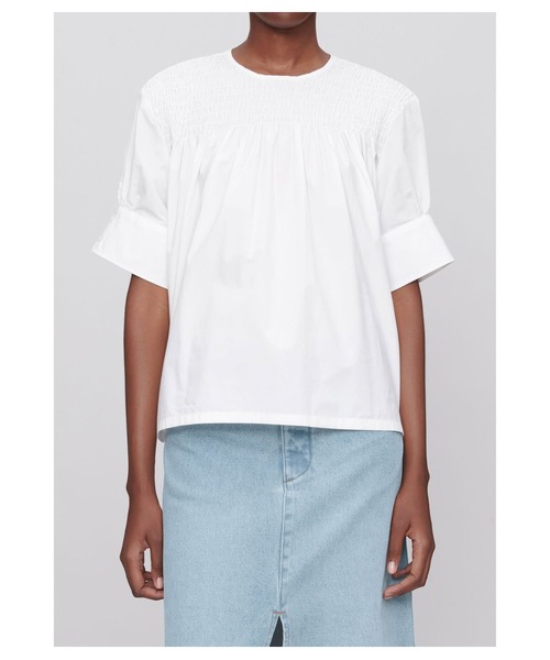 A.P.C.（アーペーセー）の「BLOUSE ESTELLE（シャツ/ブラウス・レディース・ブラック/ホワイト・38/36/34）」の5枚目の写真