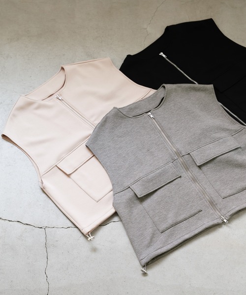 select MOCA（セレクトモカ）の「ダンボールスウェットダブルジップ