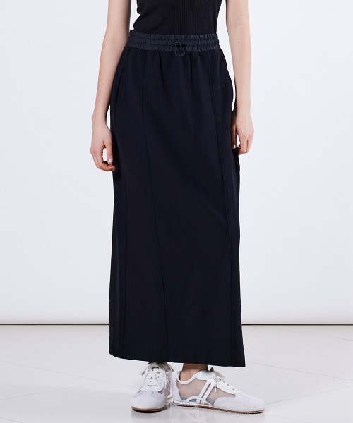 DOUBLE STANDARD CLOTHING(ダブルスタンダードクロージング)の「ヴィンテージレアル裏毛スウェットスカート(スカート・レディース・ブラック/チャコール・38/36)」の2枚目の写真