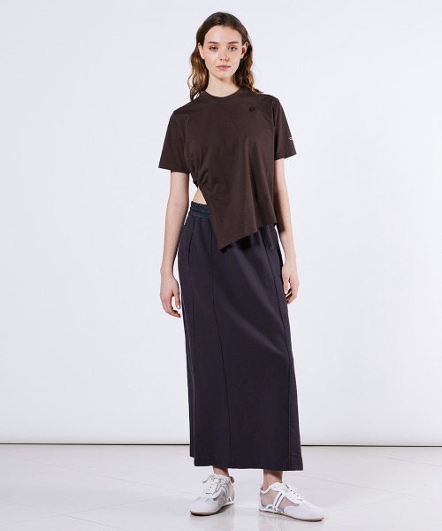DOUBLE STANDARD CLOTHING(ダブルスタンダードクロージング)の「ヴィンテージレアル裏毛スウェットスカート(スカート・レディース・ブラック/チャコール・38/36)」の20枚目の写真