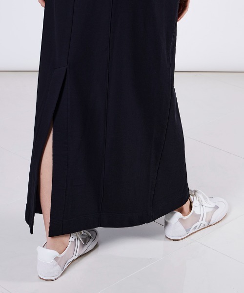 DOUBLE STANDARD CLOTHING(ダブルスタンダードクロージング)の「ヴィンテージレアル裏毛スウェットスカート(スカート・レディース・ブラック/チャコール・38/36)」の12枚目の写真
